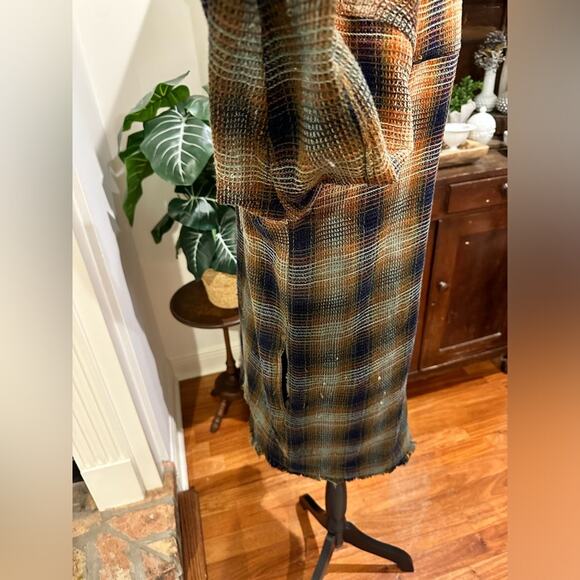 Free People Anneli Plaid Shirt Jacket - Picture 4 of 12